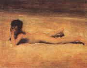 John Singer Sargent Ragazzo nudo sulla spiaggia Germany oil painting artist